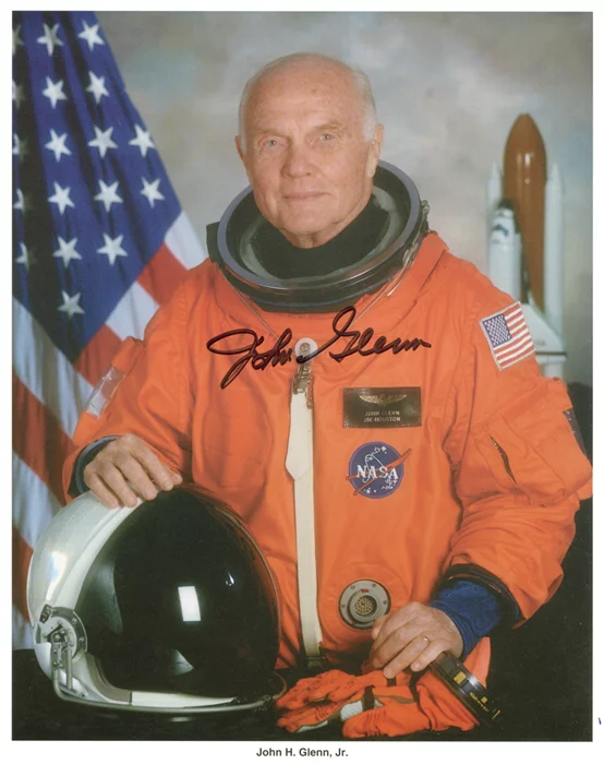 John Glenn autograph