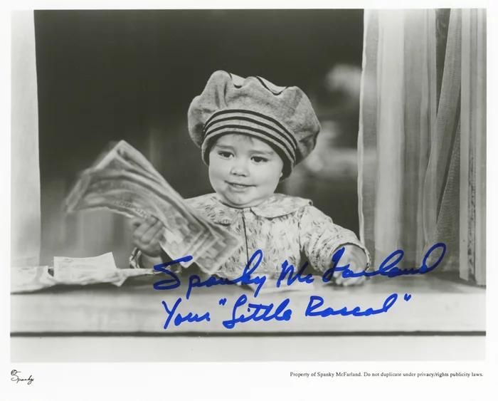 Spanky McFarland autograph