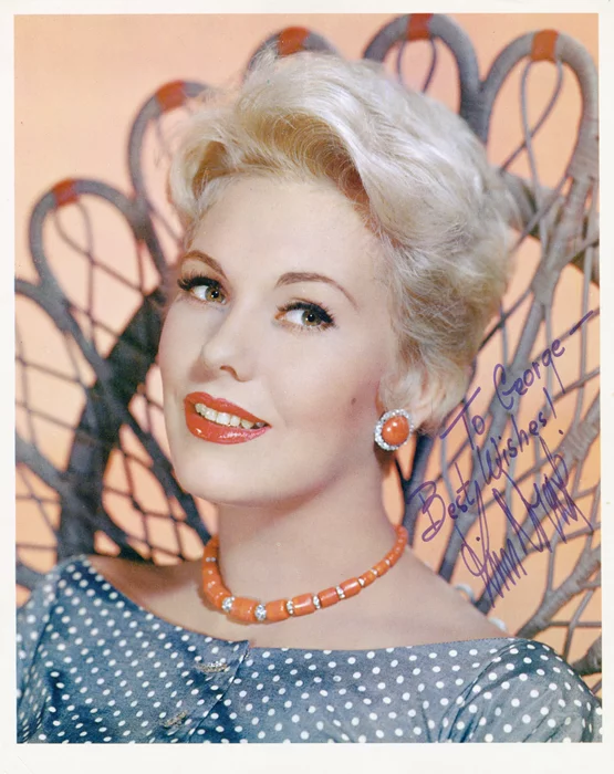 Kim Novak autograph
