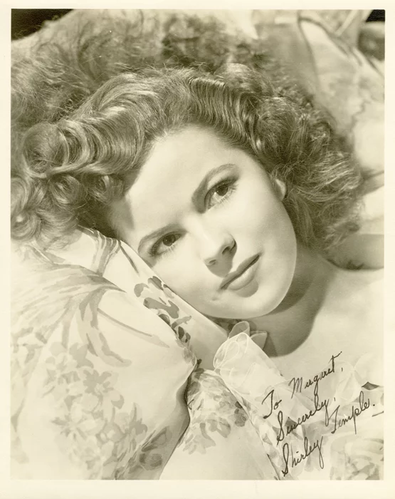 Shirley Temple autograph