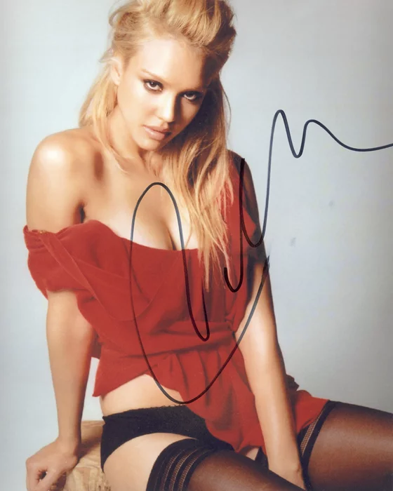 Jessica Alba autograph