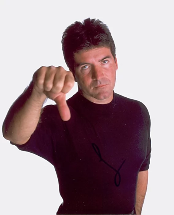 Simon Cowell autograph