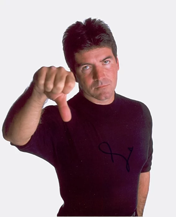 Simon Cowell autograph