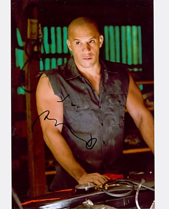 Vin Diesel autograph
