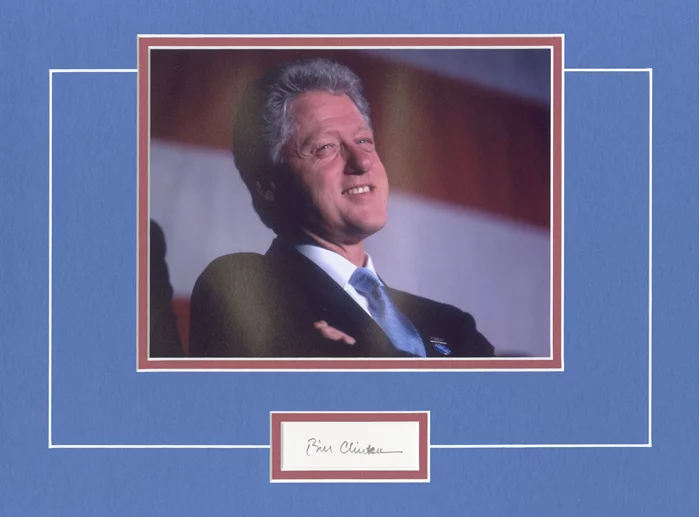 Bill Clinton autograph
