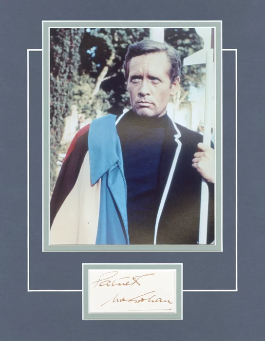 Patrick McGoohan autograph