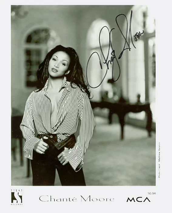 Chante Moore autograph