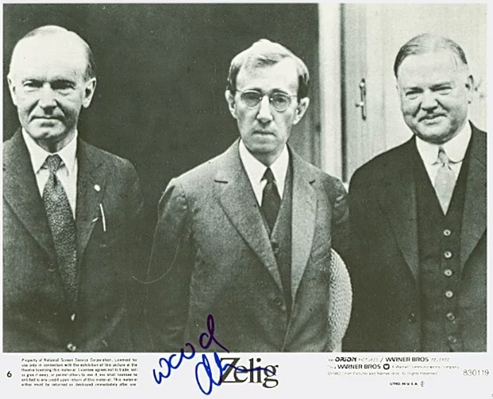 Woody Allen autograph