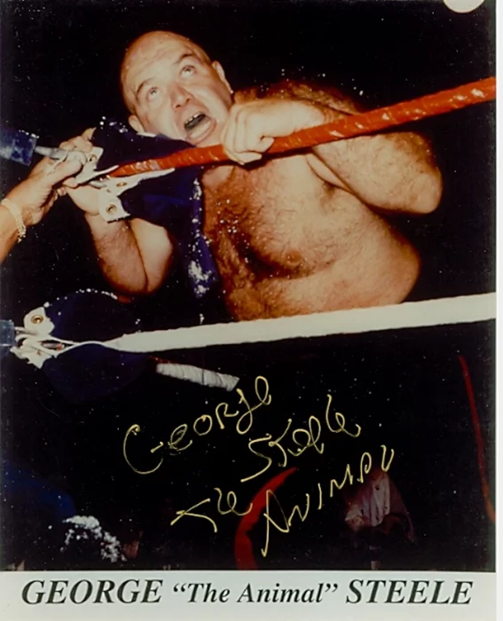 George Steele autograph