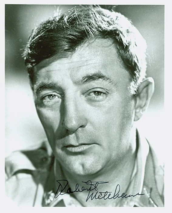Robert Mitchum autograph