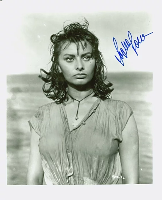 Sophia Loren autograph
