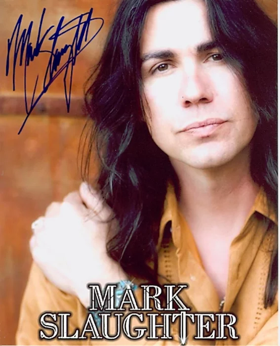 Mark Slaughter autograph