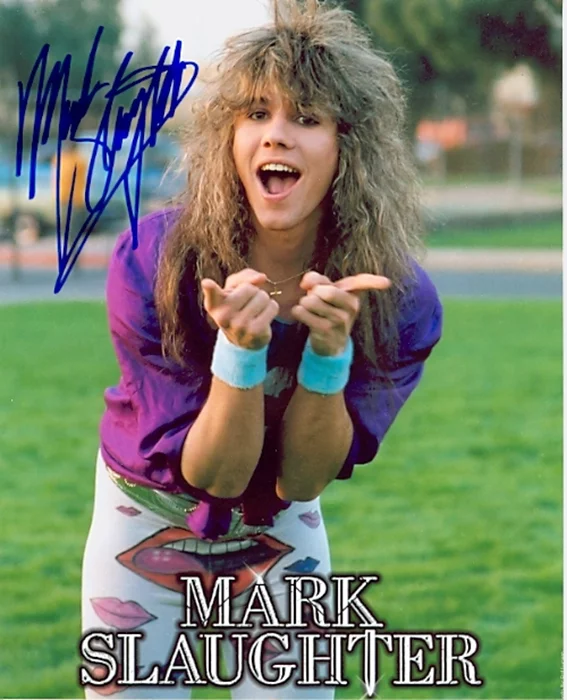 Mark Slaughter autograph