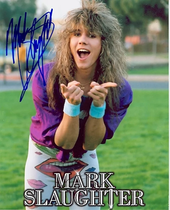 Mark Slaughter autograph