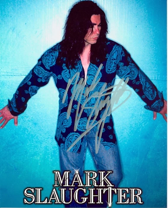 Mark Slaughter autograph