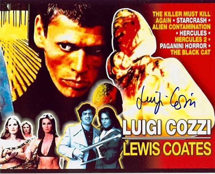 Luigi Cozzi autograph