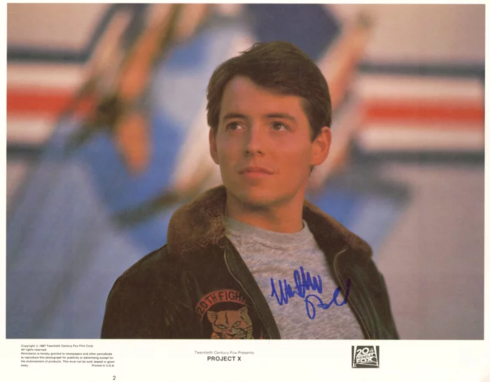 Matthew Broderick autograph