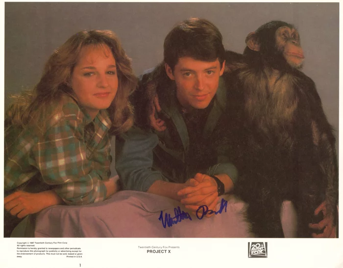 Matthew Broderick autograph