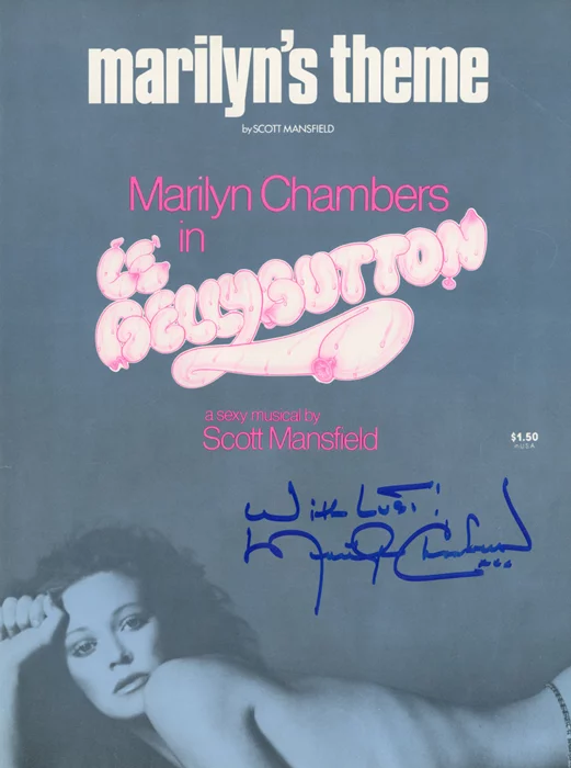 Marilyn Chambers autograph