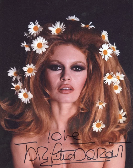 Brigitte Bardot autograph