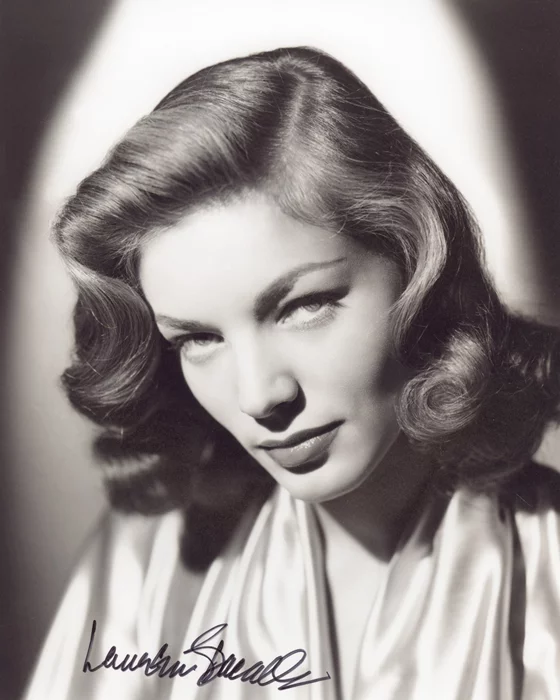 Lauren Bacall autograph