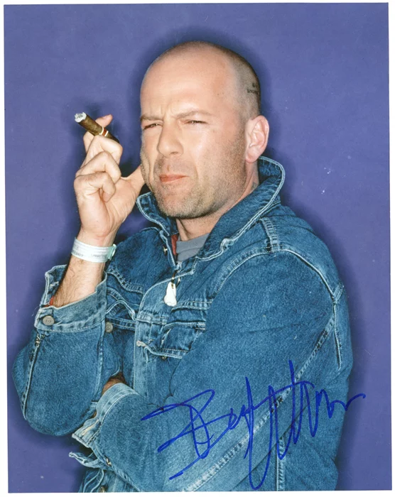 Bruce Willis autograph