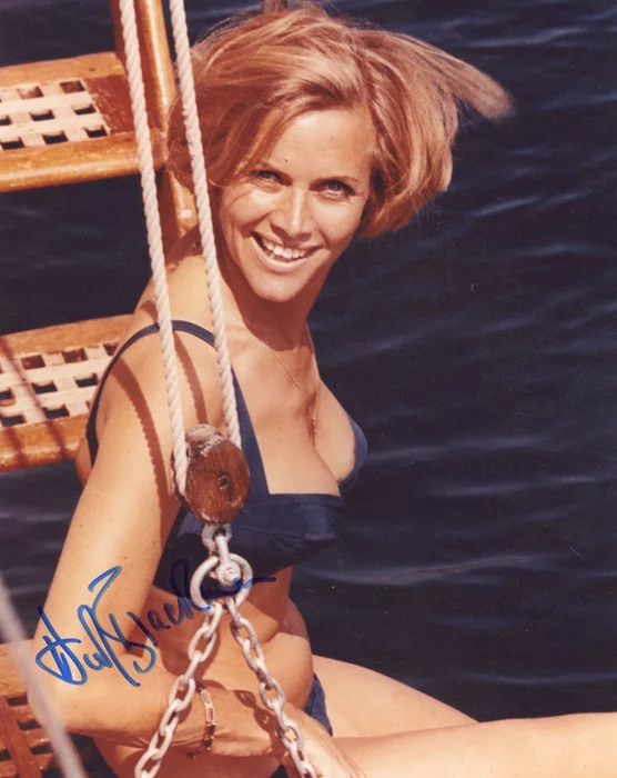 Honor Blackman autograph