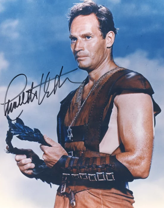 Charlton Heston autograph