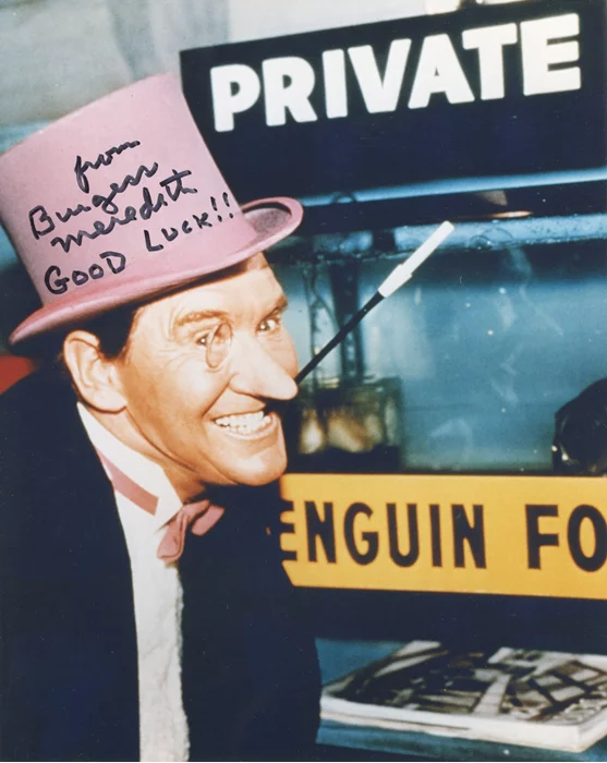 Burgess Meredith autograph