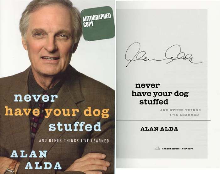 Alan Alda autograph