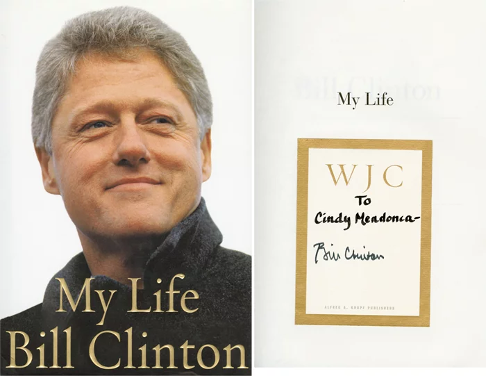 President Bill Clinton autograph