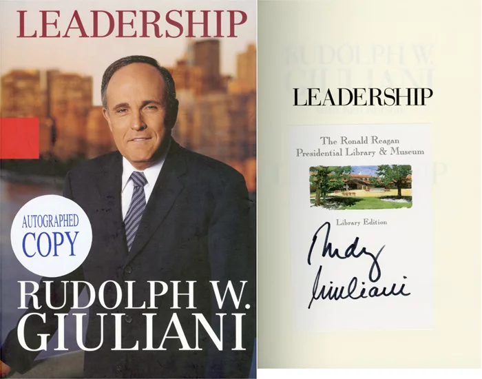 Rudy Giuliani autograph