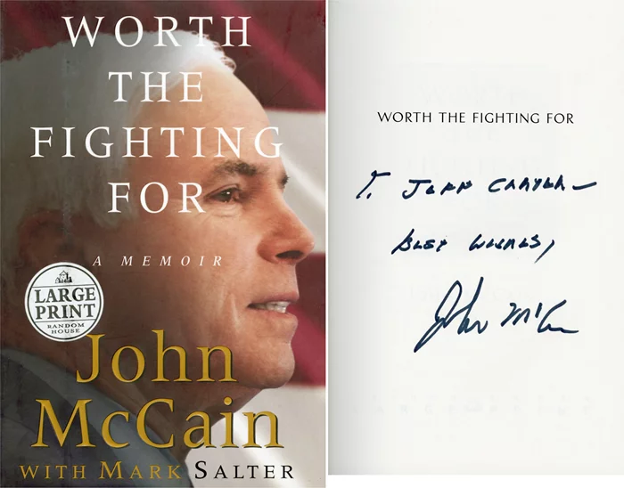 John McCain autograph