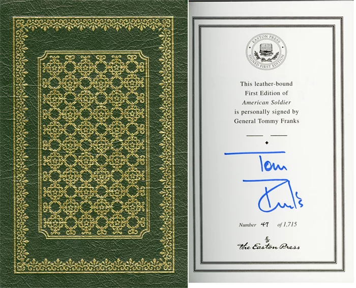 Tommy Franks autograph
