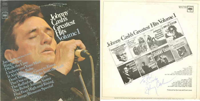 Johnny Cash autograph