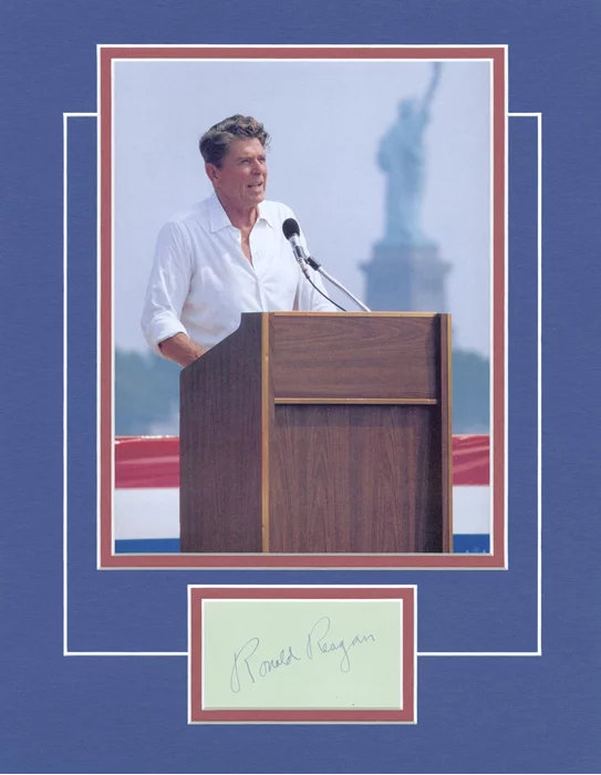 Ronald Reagan autograph