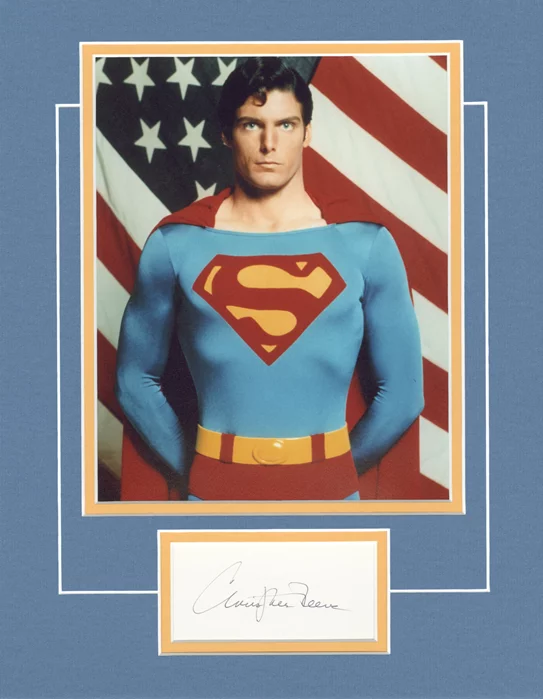 Christopher Reeve autograph