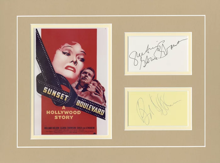 Sunset Boulevard autograph