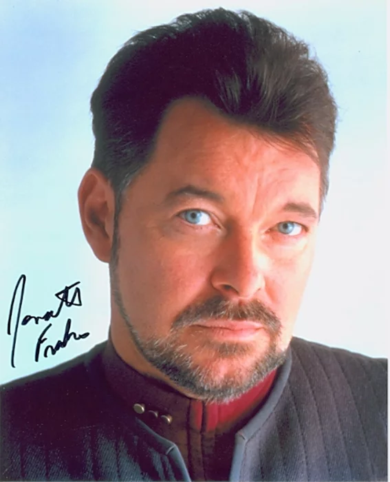 Jonathan Frakes autograph