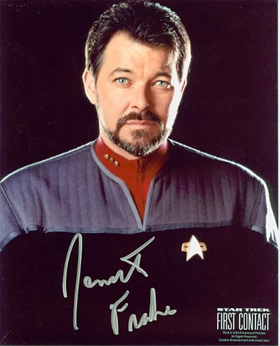 Jonathan Frakes autograph