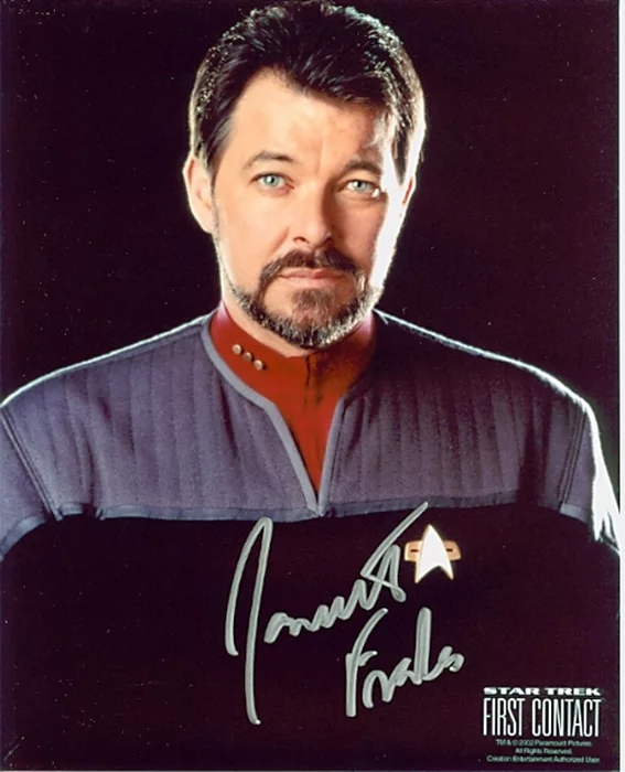 Jonathan Frakes autograph