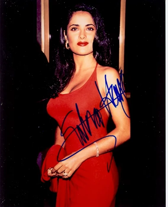 Salma Hayek autograph