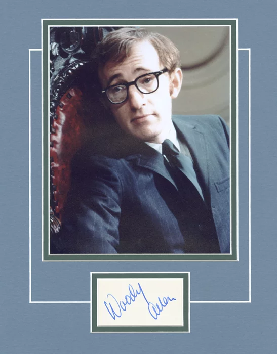 Woody Allen autograph