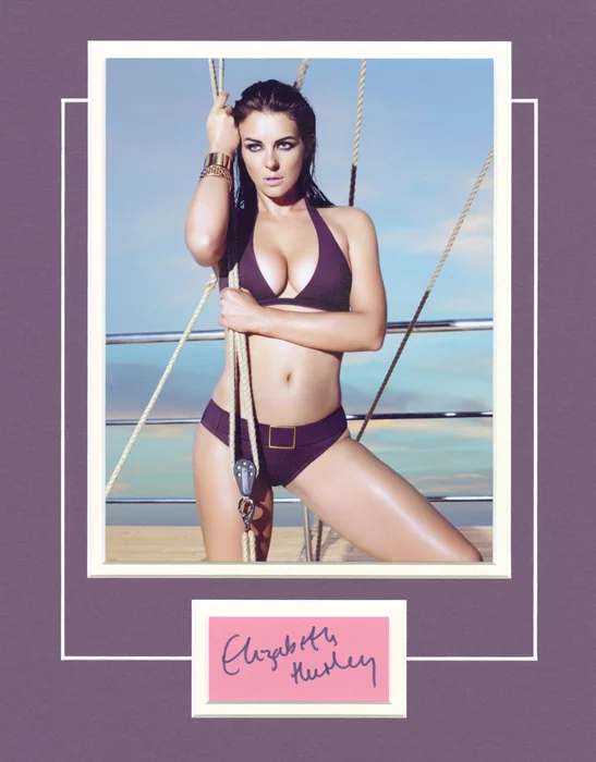 Elizabeth Hurley autograph