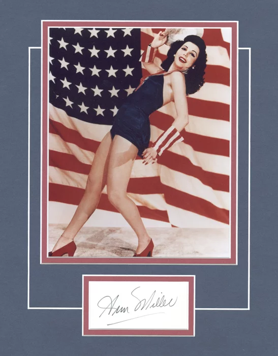 Ann Miller autograph