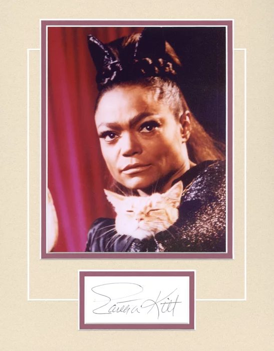 Eartha Kitt autograph