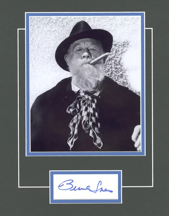 Burl Ives autograph