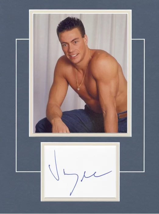 Jean-Claude Van Damme autograph