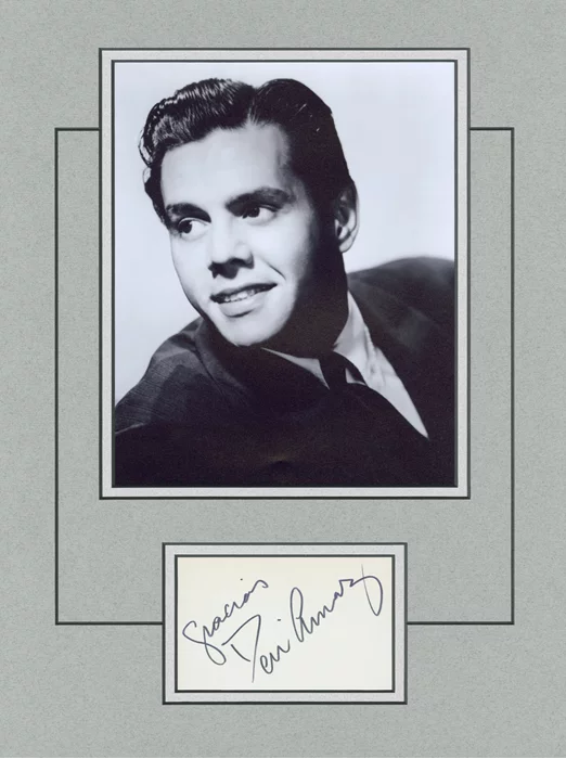 Desi Arnaz autograph