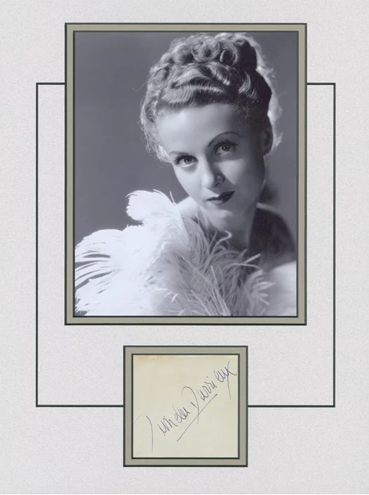 Danielle Darrieux autograph